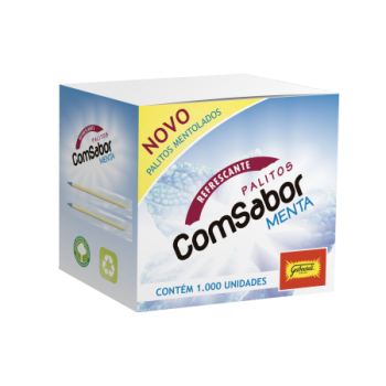 PALITOS COM SABOR EMBALADOS UM A UM