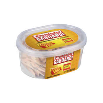 Prendedor de Roupas Madeira Pote